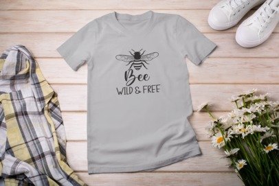 Bee wild and free T-SHIRT