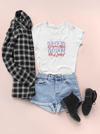 Flip-flops and Freedom T-SHIRT