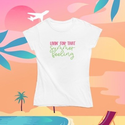 Living for the summer feeling T-SHIRT