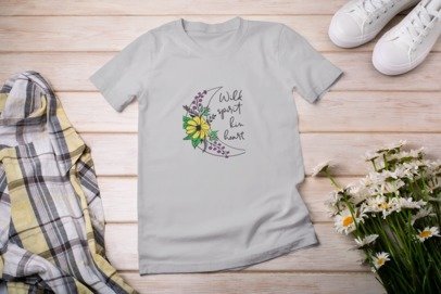 Flower Moon Color T-SHIRT