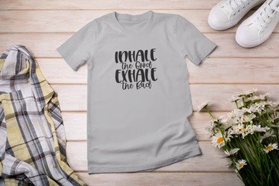 Inhale the good exhale the bad T-SHIRT