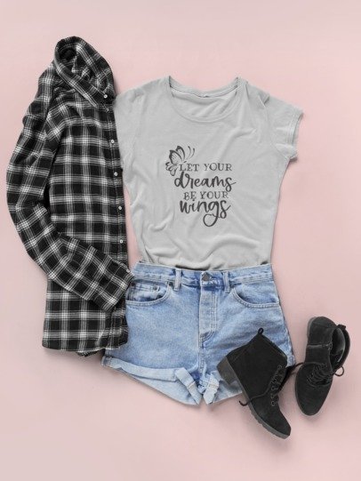 Let you're dreams be your wings T-SHIRT